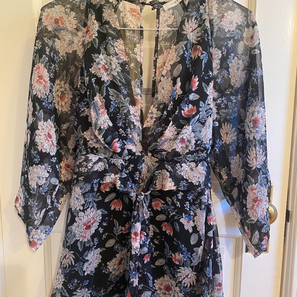 Lush Floral Romper